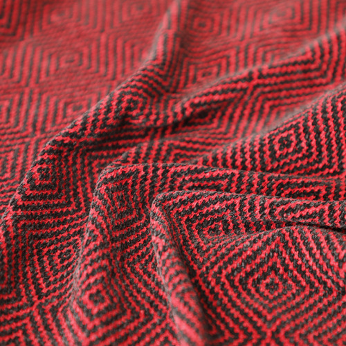 Chenille garnfärgat stickat tyg Chenille fleece tyg