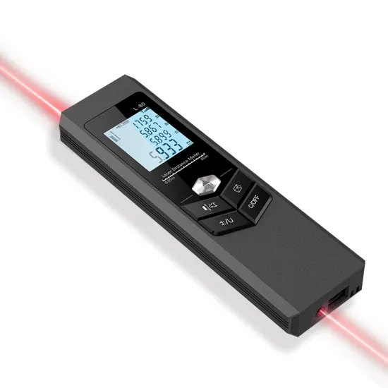 Portable 80m USB Rechargeable Laser Rangefinder with Built-in Battery
