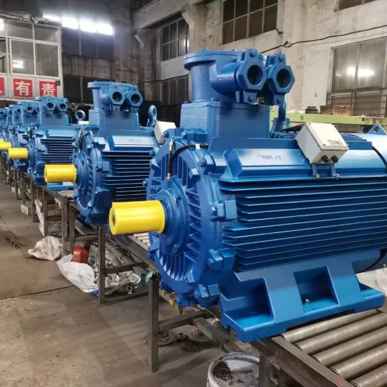Explosion-Proof Asynchronous Electric Motor 30 kW 1500 RPM 55mm