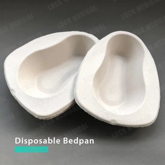 Paper Mold Bed Pan for Patient Use Eco-friendly