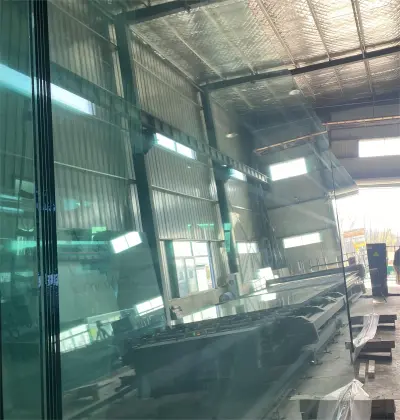 Architectural tempered glass walls