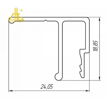 Modern Decorative Aluminum Ceiling Profiles and Stretch Ceiling Frame Systems