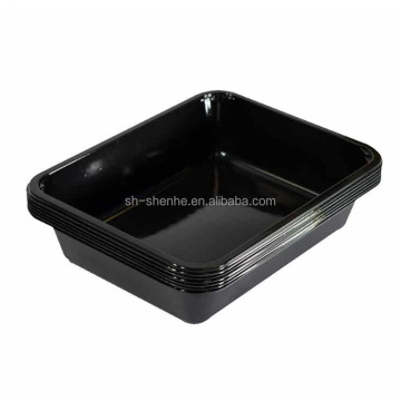 Black or White CPET Food Tray for Microwave Oven - Chinese Direct Price