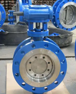 Three Eccentric  Hard Seal Flanged Butterfly Valve