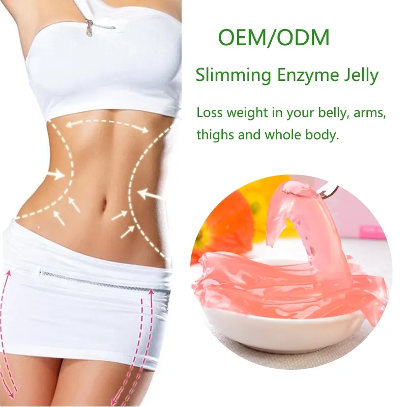 OEM/ODM High Fiber Natural Fruit Flavor Cleanse Weight Loss Health Detox Diet Jelly Enzyme Jelly for Slimming