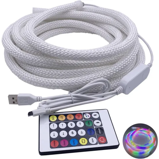 Custom Flexible WS2811 RGB 5V Silicone Flex Woven LED Neon Tube Strip Lights