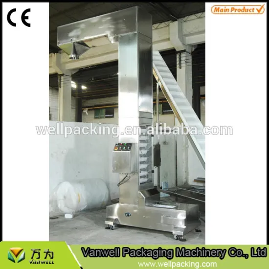 1.8L, 3.8L, 6.5L bucket elevator for packaging system