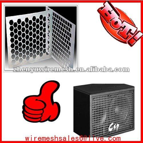 Stainless Steel Perforated Metal Mesh Speaker Grill, High Quality