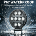 IP67 Waterproof Motorcycle Work Led Light with White Light Yellow