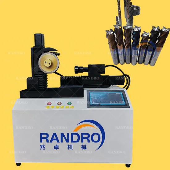 RANDRO Servo Motor CNC Touch Screen Round Nose Milling Cutter Sharpening Machine: Precision Tool Sharpening Solution