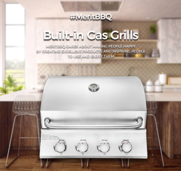 Heimversion des eingebauten Grills