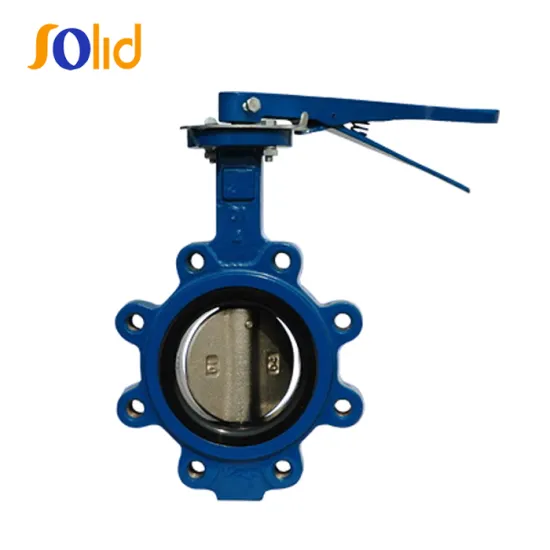 Cast Iron Lug Type Butterfly Valve Pn16, JIS10k, ANSI150