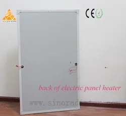Carbon crystal far infrared panel heater
