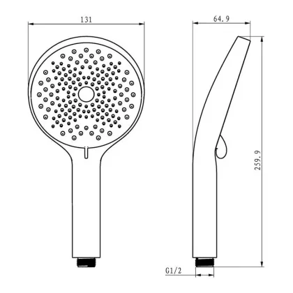 2024 Lizhen Hwa-Con: Powerful Water Pressurization Supercharged Water Saving Shower Head