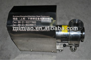 homogenizing pump