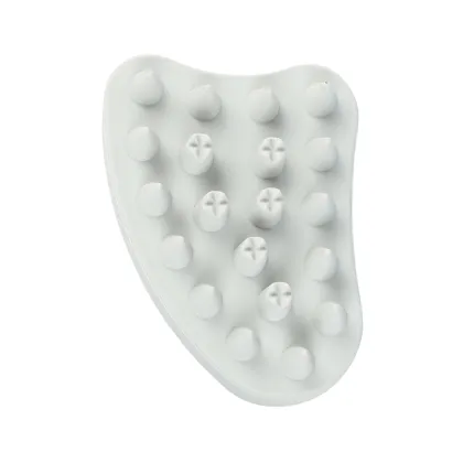 Multi-color silicone shampoo comb