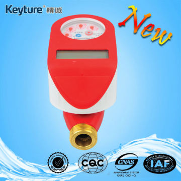 Red Color IC Card Prepaid Water Meter