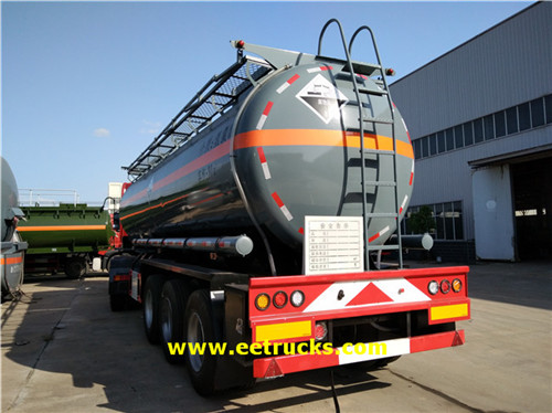 3 Axle 30 CBM Hydrochloric Acid Trailer Mizinga