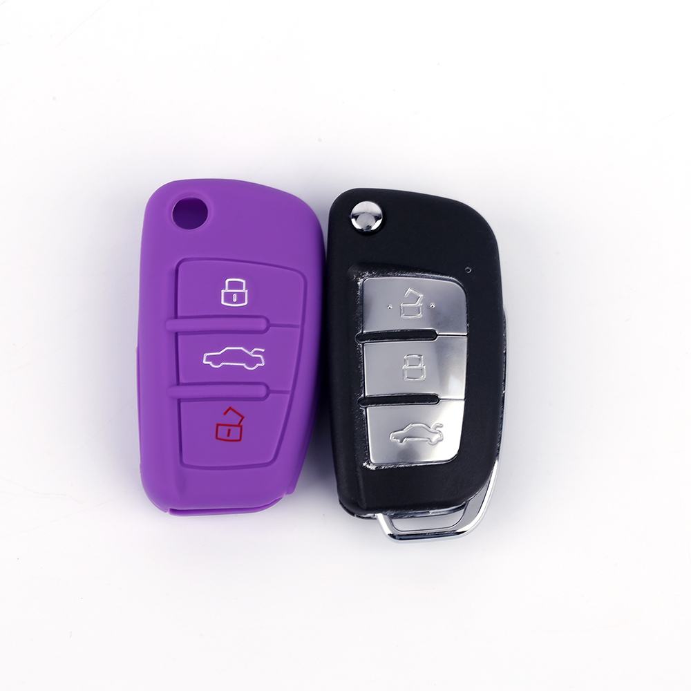 silicone Audi car key case