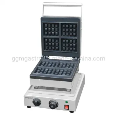 Electric Professional Restaurant Waffle Making Machine Custom Logo Mini Waffle Maker Machine