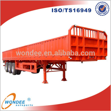 China WONDEE Cargo 3 Axle Fence Trailer 40 Ton