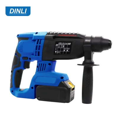 18V Lithium Battery 26mm Electric Cordless Hammer Drill