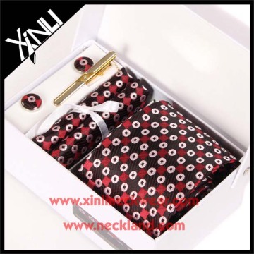 Good Quality Jacquard Woven Silk Tie Gift Box Woven