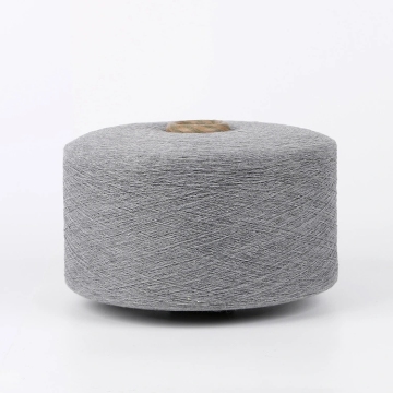 Ne 12/1 Nm20/1 Gray 60/40 Poly Cotton Yarns Knitting Open End Regenerated Yarn Eco-Friendly Recycled Cotton Yarn