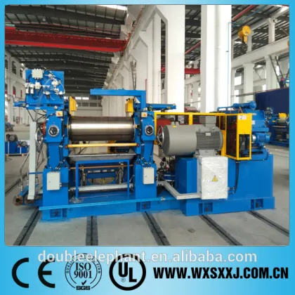 two-roll mixing mill - rubber open mixing for reclaimed rubber manufacturing