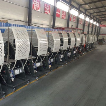 corrugated carton box tying/strapping machine