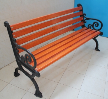 Outdoor soild wooden bench high quality waterproof teak wood bench