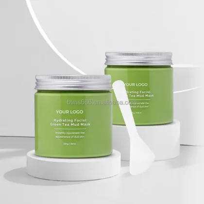 Private Label Green Tea Matcha Facial Mud Mask