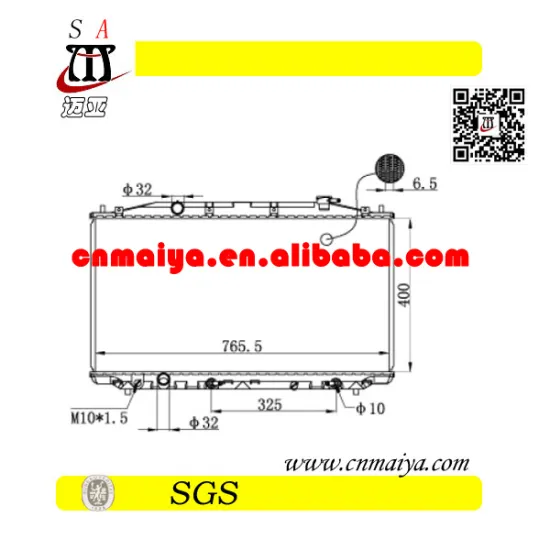 19010-R40-901 radiators for cars