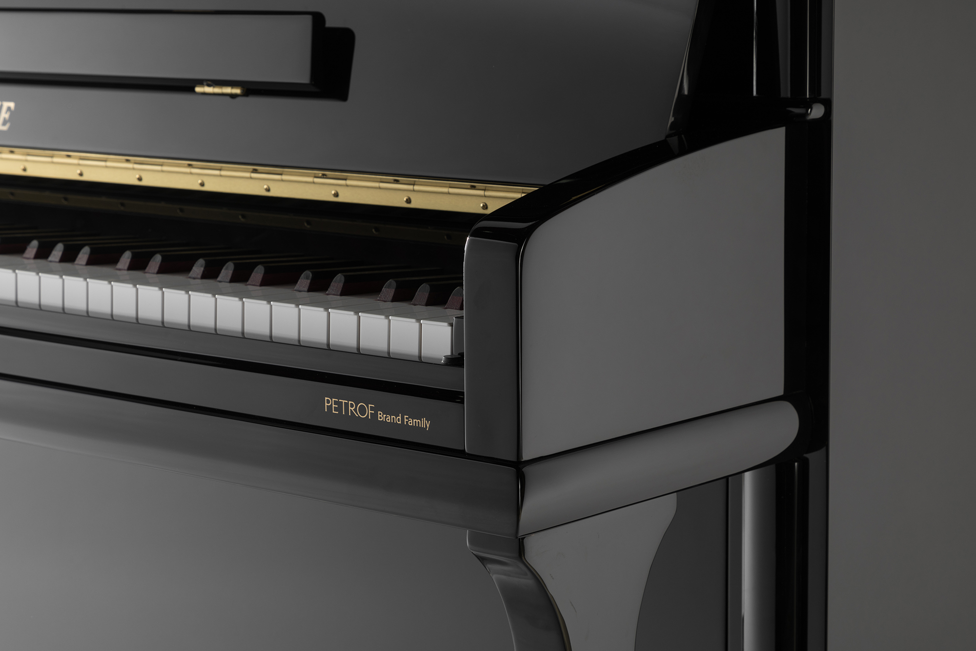 Petrof · Scholze NS-6 Piano Piano Black Polished Profesional Performance 126cm Europa Petrof Craft Professional Acústica