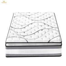 Matelas en mousse à mémoire matelassée en polyester ignifuge