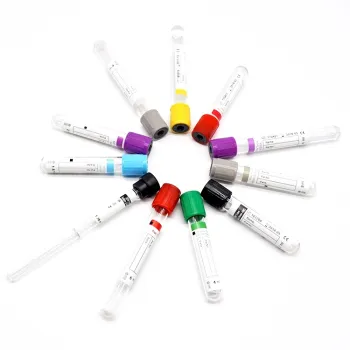 Blood Collection Vacutainer Tubes Transparent 2Ml To 7Ml