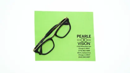 soft eyeglasses silk printed cleaning cloth