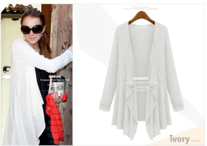 Il nuovo europee e americane tempo libero stile di moda del cardigan sottile selvaggio cappotto del maglione coat