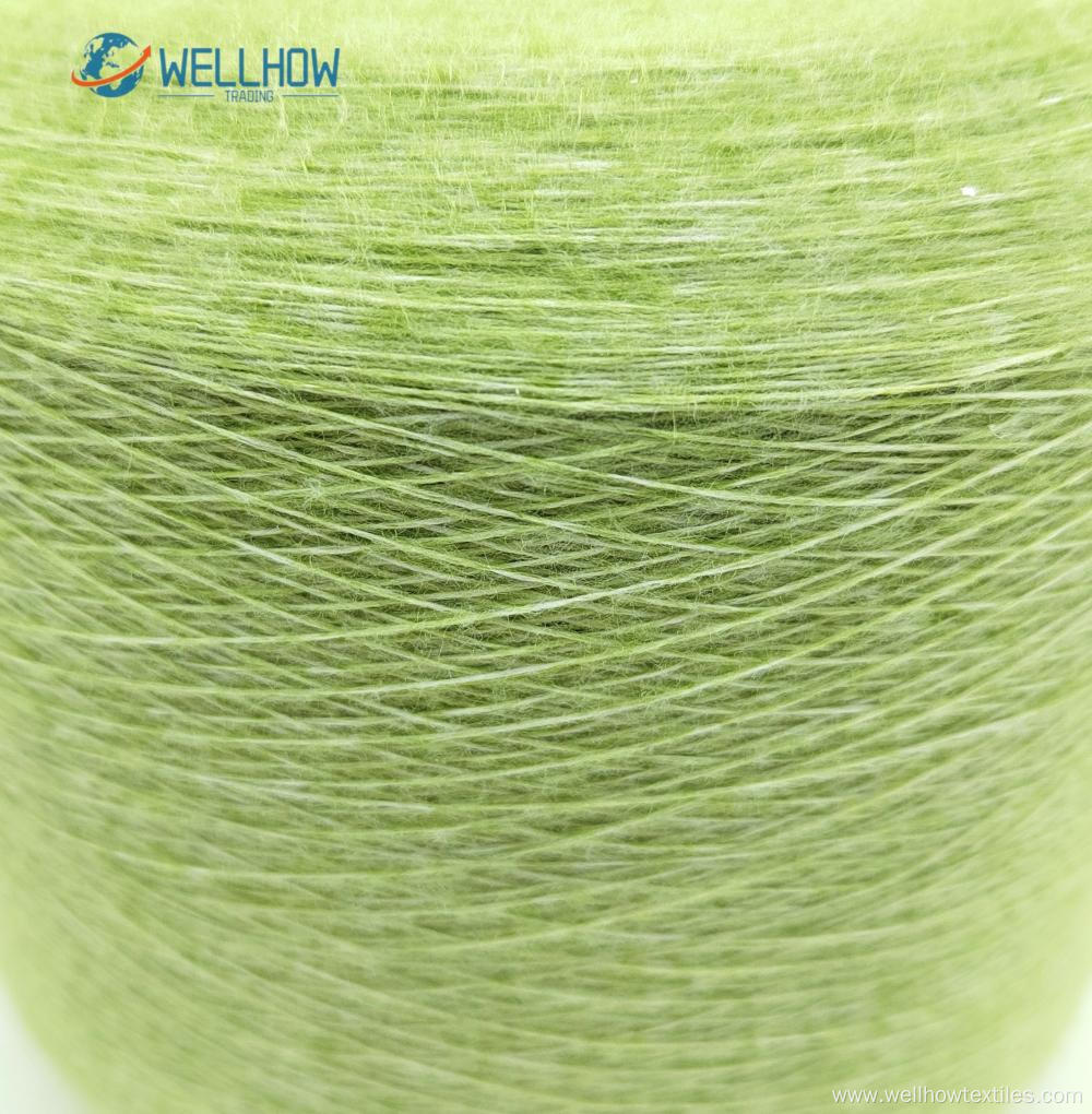 1/28S 100%POLYESTER COLORFUL VELVET YARN BRUSH YARN