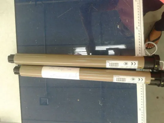 electric roller shades with built-in receiver tubular motor