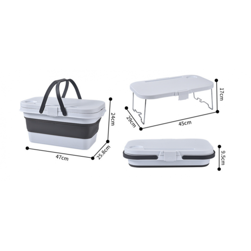 Cesta de almacenamiento al aire libre plegable