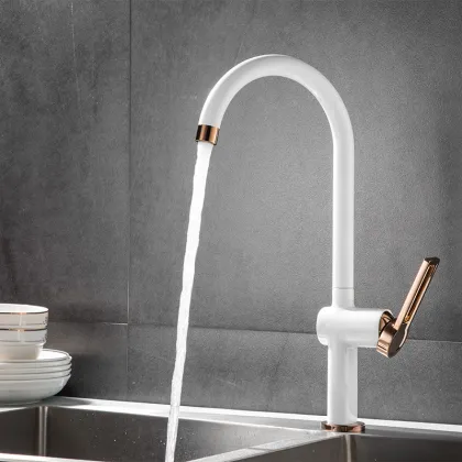 Hot Sale High Quality White Kitchen Faucets