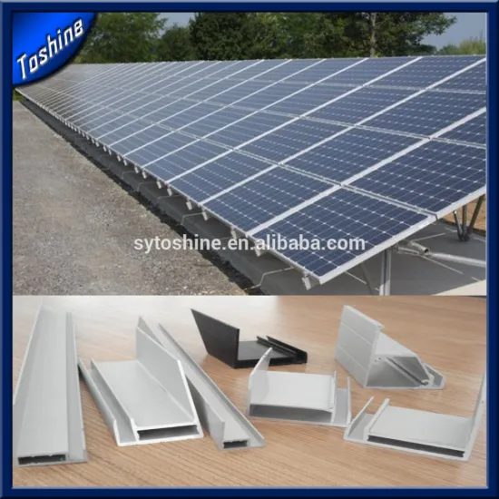 aluminium section for solar panels