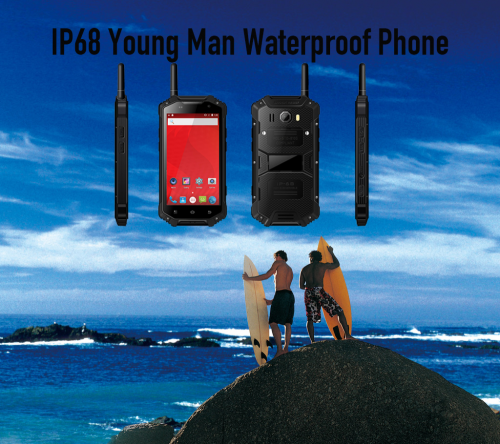 IP68 Genç adam su geçirmez telefon