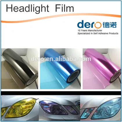 car light blue film /car pvc transparent film