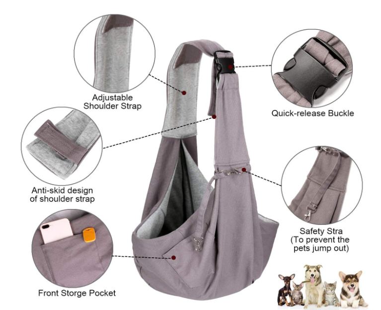 Comfortable Pet Sling Carrier