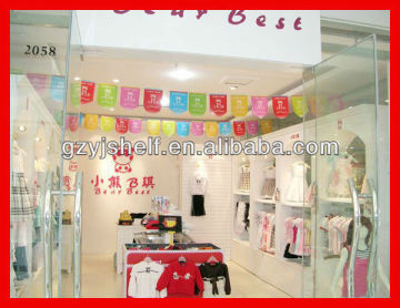 Fashionable Children's Clothes Display Counter