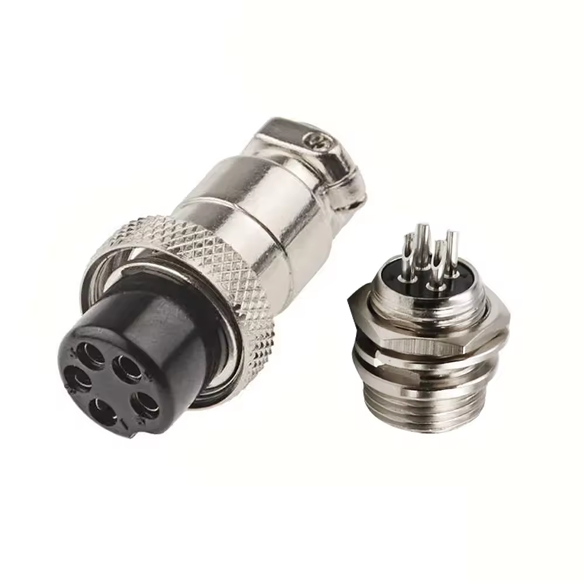 4 Pin Thread Panel GX12 Aviation Wire Connector