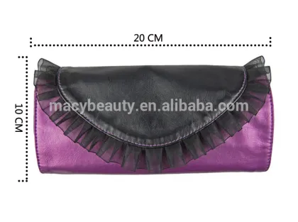 Professional beauty needs makeup brush set with PU bag brush makeup