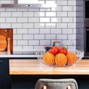 Popular Metal Wire Stainless Steel Fruit Storage Basket